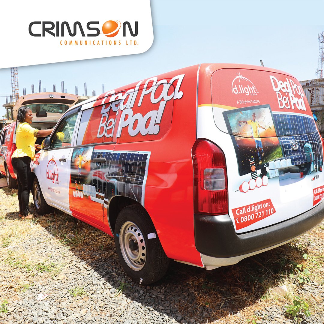 Stand Out in the Crowd! Vehicle branding can be a great way to showcase and expose your business wherever you go. Want to find out more about vehicle branding? Call us on 0720 770 170 or email us design@mycrimson.com