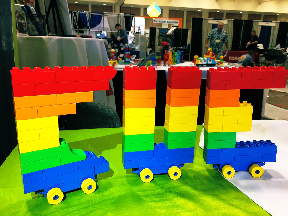 joincalie's tweet photo. Lego Education is ready in booth #123 at #CUE19 #WeAreCUE https://t.co/bXP8de8Cux