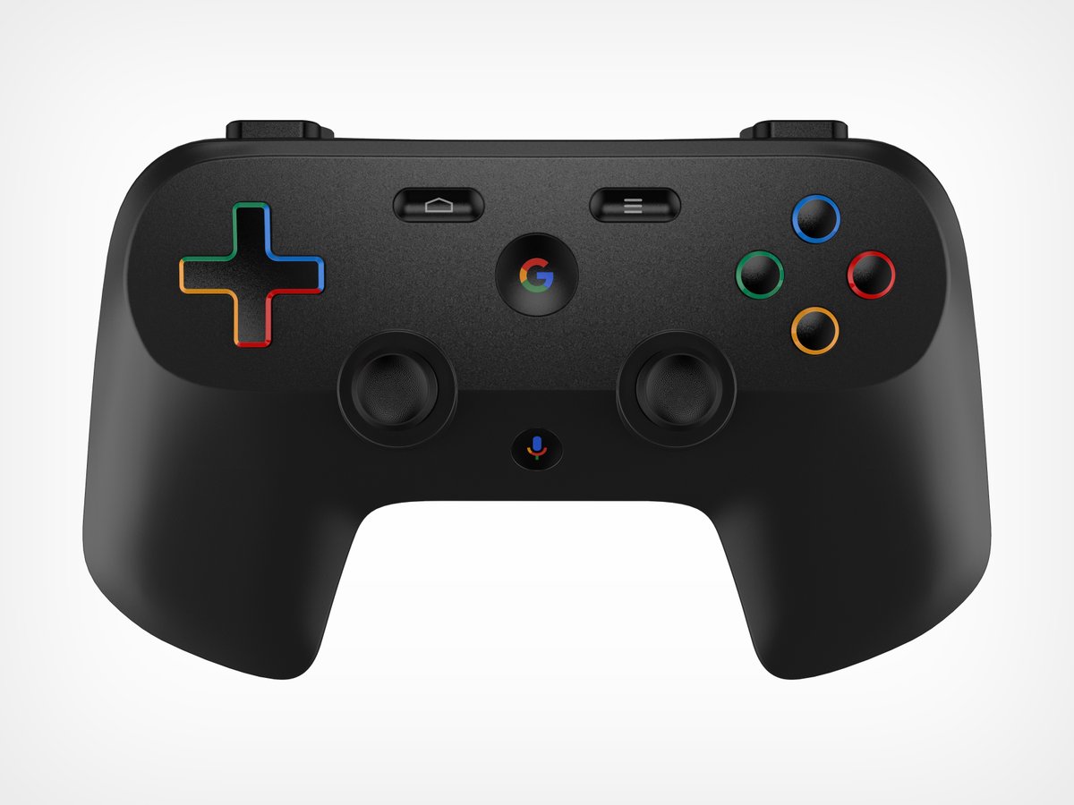 RepsUp100's tweet photo. Black version of the #GoogleYeti controller 🎮 Designed / Visualized by: Sarang Sheth #ProjectStream #GoogleGDC19 #GDC19 #Google #Gaming https://t.co/k58n0hSJrg