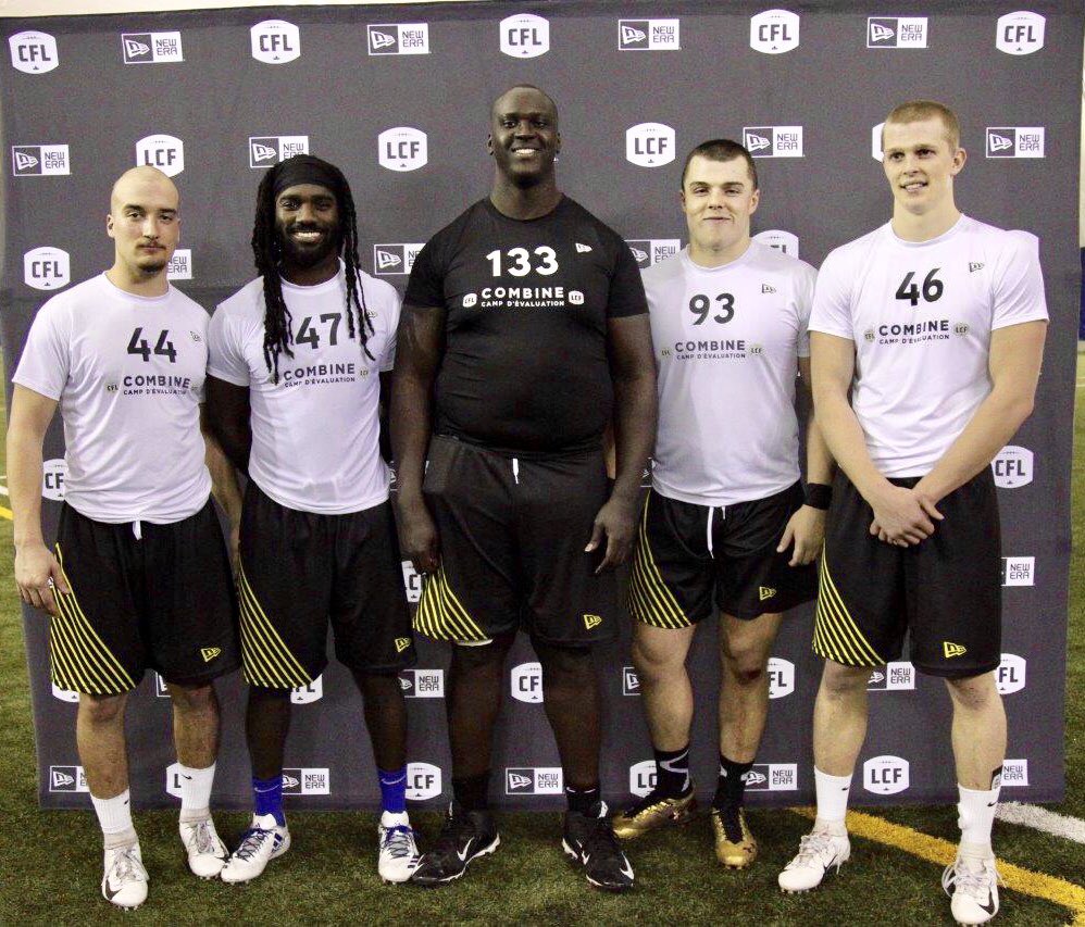 These 5️⃣ are moving on to the National #CFLCombine presented by <a href="/NewEraCanada/">New Era Canada</a>