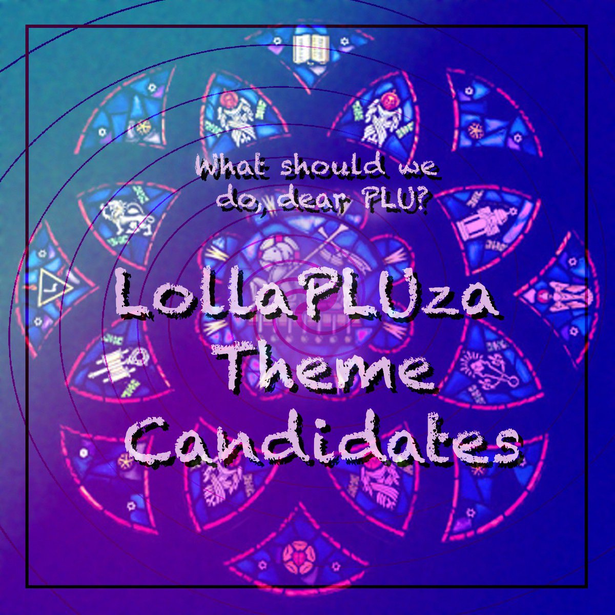 PLU_SAB's tweet photo. What do you think PLU? What’s our theme? https://t.co/zL092Q6M0n
#lollaPLUza https://t.co/cM3jlPOMcv