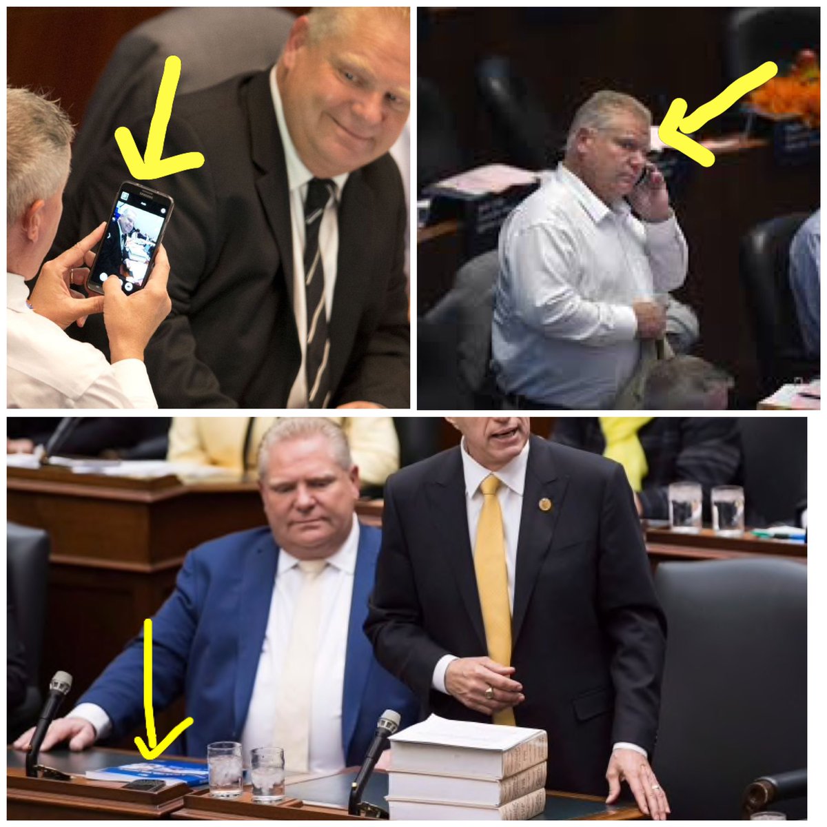 OECTA_NSU's tweet photo. Wondering if @fordnation’s next step is to ban cell phones at Queen’s Park? #edtech #elearning #edchat #OECTA #catholicteachers @OSTAAECO @CanTeachersFed @OECTAProv #OntEd #D2L @etfopresident @osstf #onpoli #OECTAAGM2019 #OECTA75 https://t.co/PEjFy73OVX