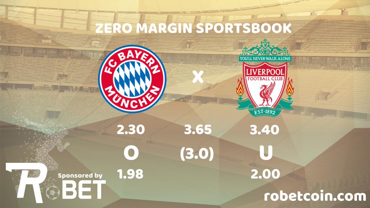 robet247's tweet image. Who will qualify??!

@FCBayern vs. @LFC || @FCBarcelona vs. @OL 

#UCL #mancity #TrulyDecentralized #ZeroMargin #Sportsbook #FairOdds #RoBET #Crypto #cryptocurrency #CryptoNews #bitcoin #BTC #betting  #sport #soccer #football #goal #BAYLIV #Bayern #Lyon #BarcaOL #Barca