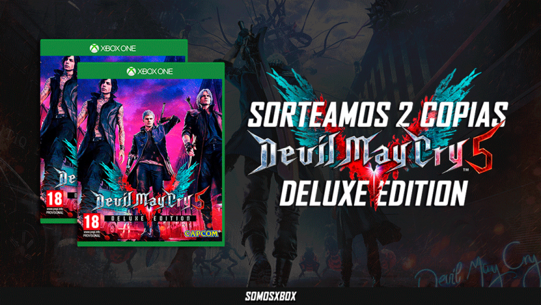 SomosXbox's tweet photo. En @SomosXbox sorteamos dos ‘Deluxe Edition’ de #DevilMayCry5 para Xbox One. Haz RT a este tweet y síguenos para participar https://t.co/84Od2qK4GJ #SomosDMC5 https://t.co/pvBd0K2wrD
