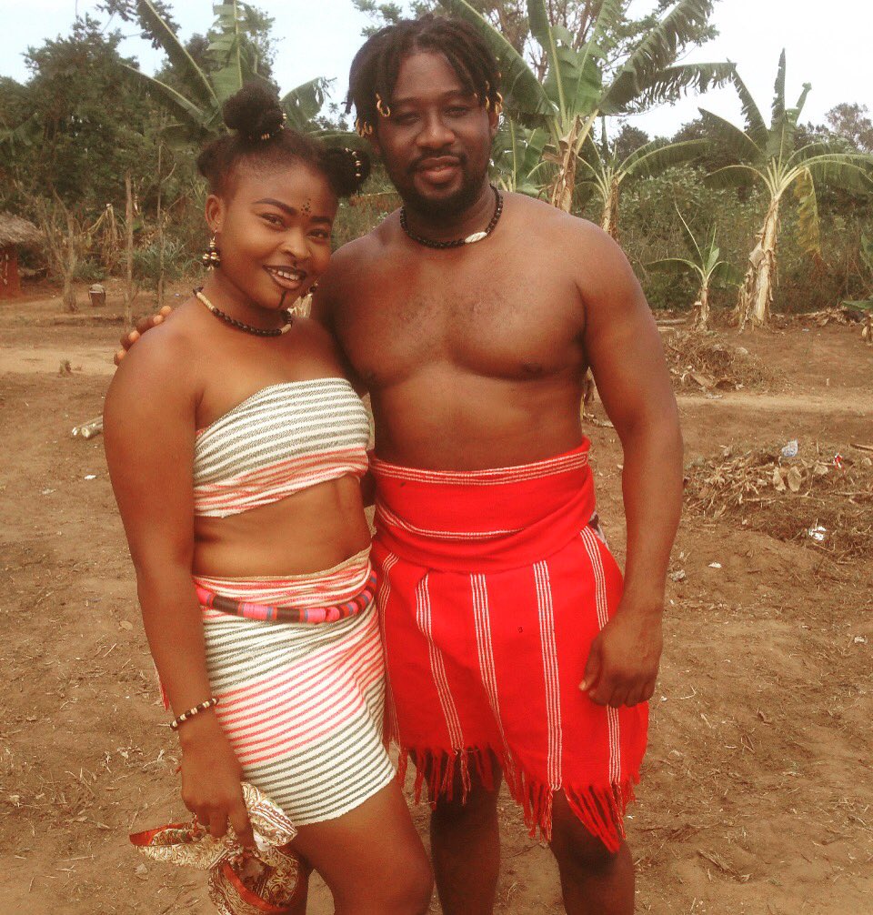 lush_chino's tweet image. The beauty of an African woman... #setpic the other day with DKD. A cinema Igbo movie coming ur way soon on iroko tv. #anticipate