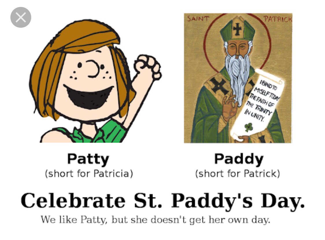 NancyRDay's tweet photo. @Clearwaterisfun pretty sure we went over this last year.. #PaddynotPatty https://t.co/CA4cGpIAmN