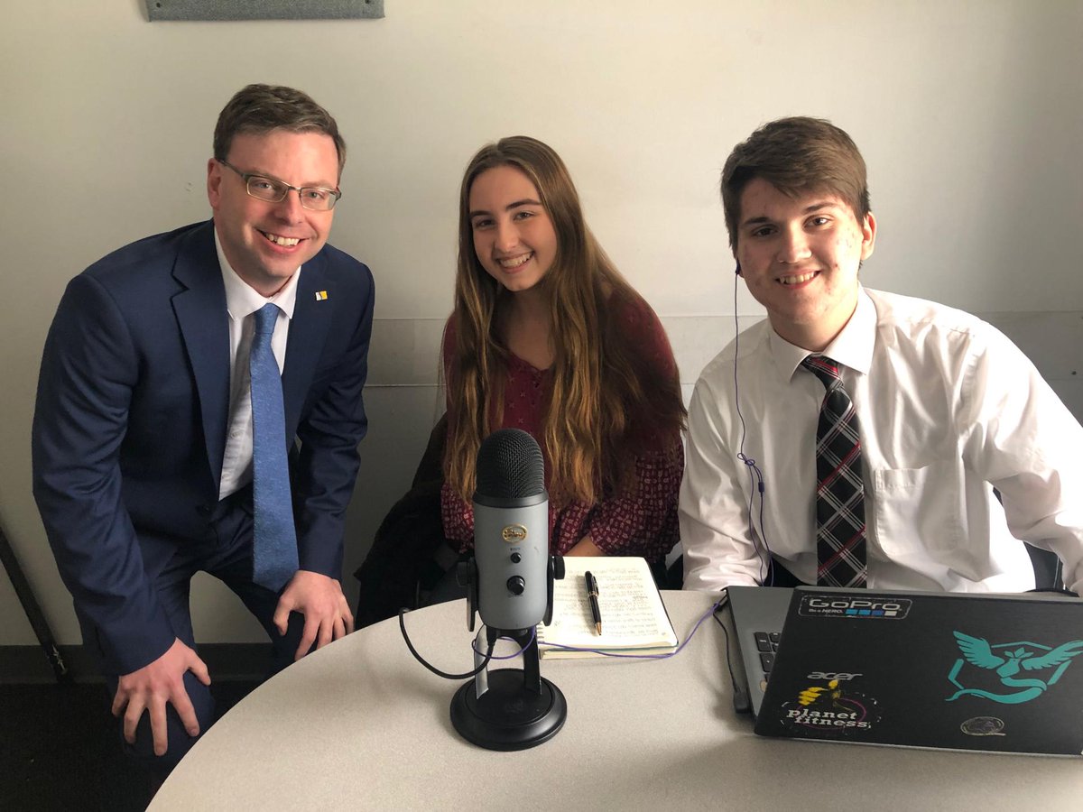 Just interviewed  <a href="/MuellerforMayor/">Howard Mueller</a> for a <a href="/NPR/">NPR</a> student podcast competition!