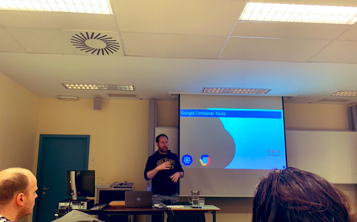 juanantoniobm's tweet image. Hypnotic talk!

Many interesting ideas to apply with @springboot Microservices with @kubernetesio &amp;amp; @Docker 

@BruJUG 
@dgageot @googlecloud #distroless #jib