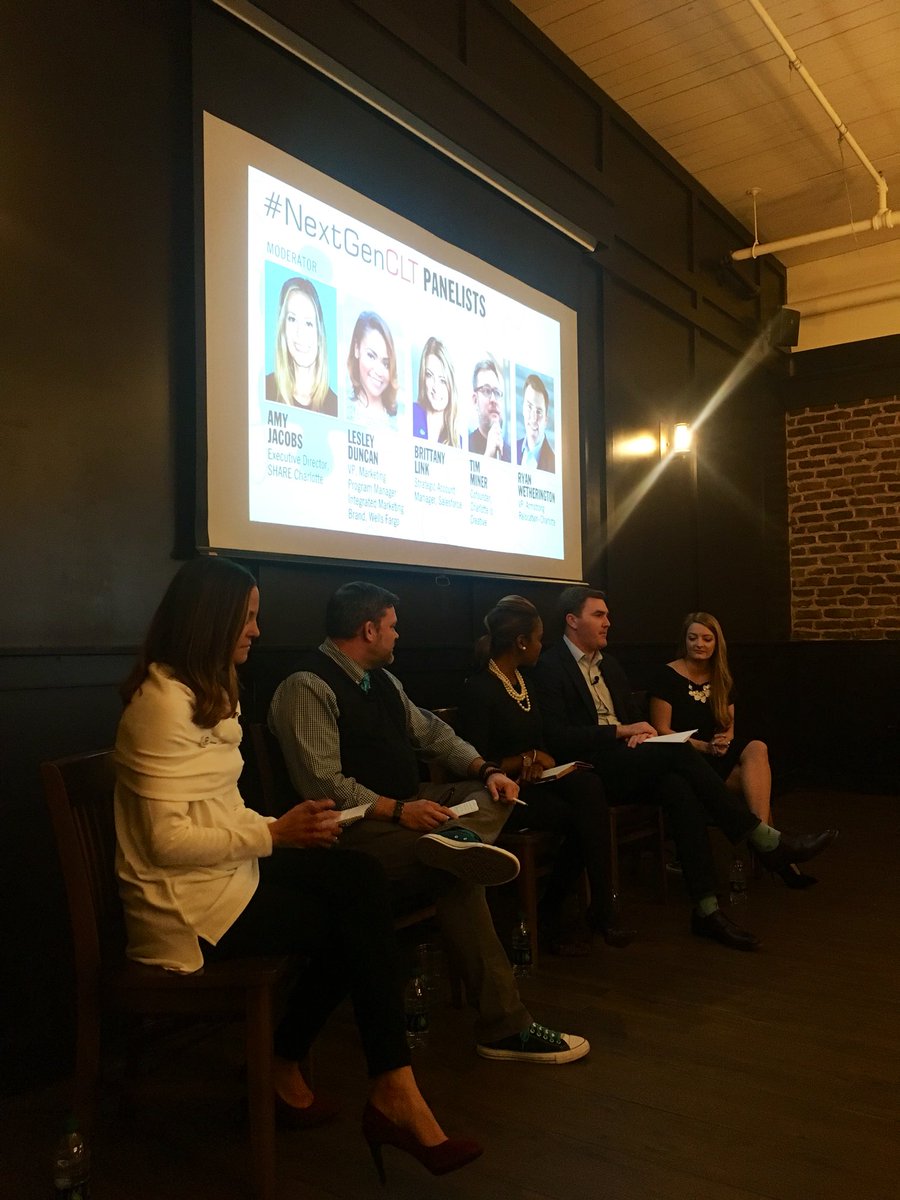 shareclt's tweet photo. Safe to say we have GOOD seats for @CBJEvents #CBJLive #NextGenCLT event! Our Executive Director @amyjacobsclt is moderating tonight’s panel focused on Community Engagement and we can’t wait to hear what everyone has to SHARE with her! https://t.co/wts3kicv7E