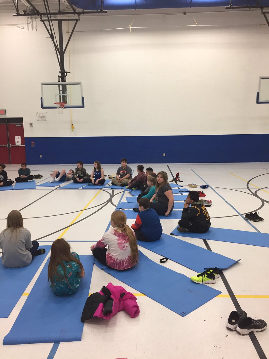 21stBobcats's tweet photo. Yoga tonight at CIS!  Don’t these pictures just put a smile on your face?  #namastebobcats https://t.co/FwJbR1rdCb