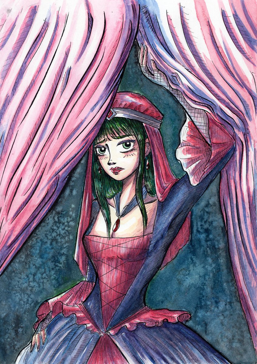 MGolondrinart's tweet photo. This is a redraw of and old picture I did when I was 14. Well, now I'm 25 years old and I think I have become better this 11 years. ¿Don't you think?  // Este es un redraw de un dibujo viejo de cuando tenía 14 años... Creo que he mejorado en estos 11 años, ¿no? 

#readraw https://t.co/iEaOSvf3UI