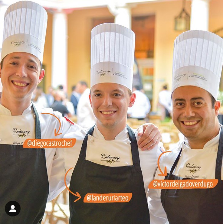 ¡Excelentes prfesionales te esperan en #culinary ! 🥘🍳
Conoce a tus futuros profesores: Diego Castro, Lander Uriarte y Víctor Delgado, 

#santiago #viñadelmar #chile