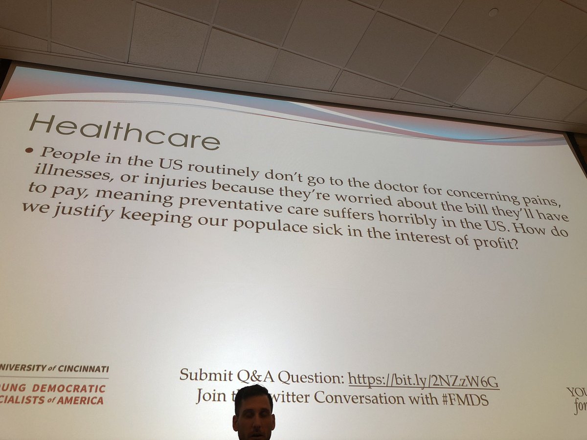 YALCincinnati's tweet image. Second topic of discussion: Healthcare

Q1:

#FMDS
