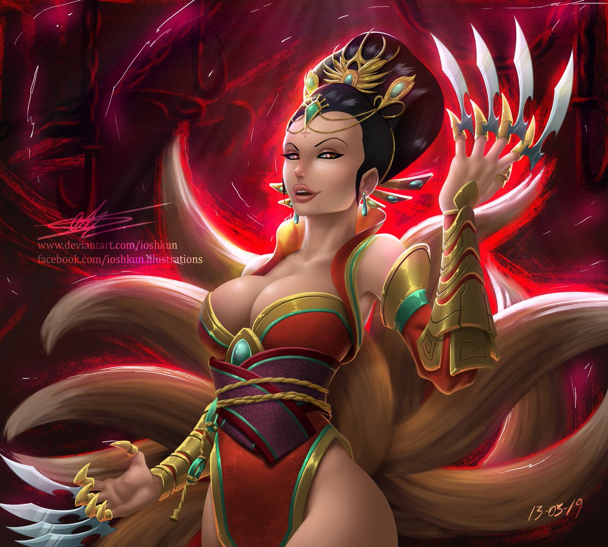 She is my 14th smite fanart!This took a bit more time than usual because I ...