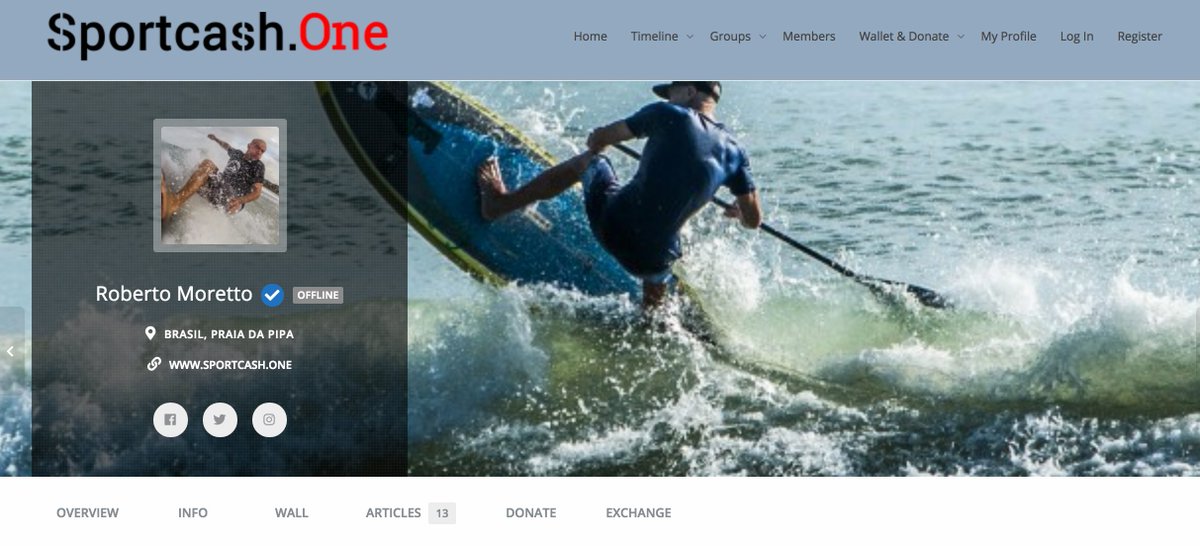 sportcashone's tweet image. Another preview from our Sport social network this is the pc version of profile page ... a great product from Sportcash One is coming 

#sports #deportes #esportes $waves $scone #buildonwaves #VentureCapital #fintech #startup #bitcoin #wavesplatform #sportclub #laliga #surfe #sup