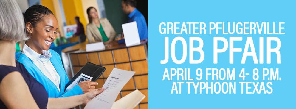 PCDC_TX's tweet image. Have you heard about the Greater Pflugerville Job Pfair on April 9? If you are looking for a job, or a company looking for great talent - you don't want to miss out on this! More info here 👉bit.ly/2W3q6DV #connectPF #econdev #workforce #Pflugerville