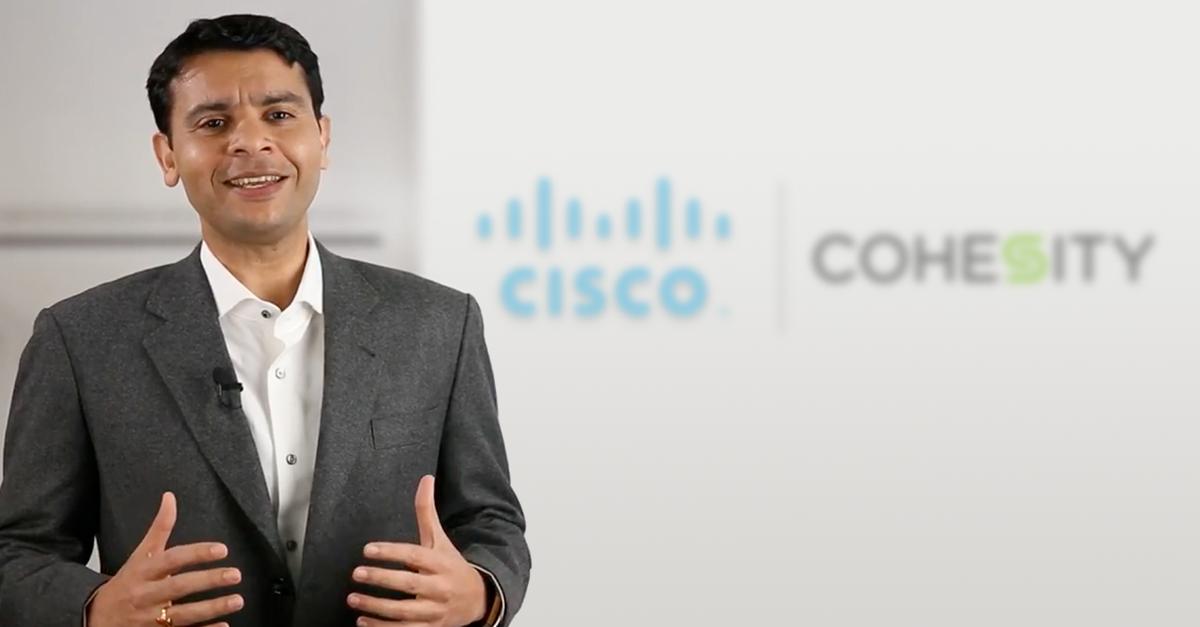 Cohesity's tweet photo. Consolidate ALL your enterprise data onto an integrated &amp; easy-to-manage @Cisco-Cohesity solution! https://t.co/oNUwJfAkPe @ciscoDC https://t.co/vvgqecxj4w