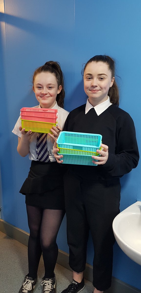 Some of our S2 Period Poverty action group have been busy today, coordinating the Bannerman solution to stocking our toilets, Pastoral Care base, Pupil Support base and various other locations with lots of supplies #responsibility  #PeriodPoverty @PeriodPovertyUK