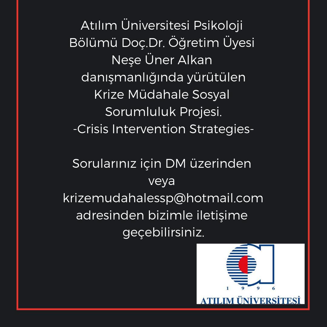 "Krize müdahale, belirli bir olaydan sonra yaşanan tepkilere  odaklanan, kriz yaşayan bireyi, kriz öncesi olağan fonksiyonlarını yerine  getirebilecek duruma döndürmeyi hedefleyen kısa süreli bir  yardım  şeklidir” (Myer 2001).