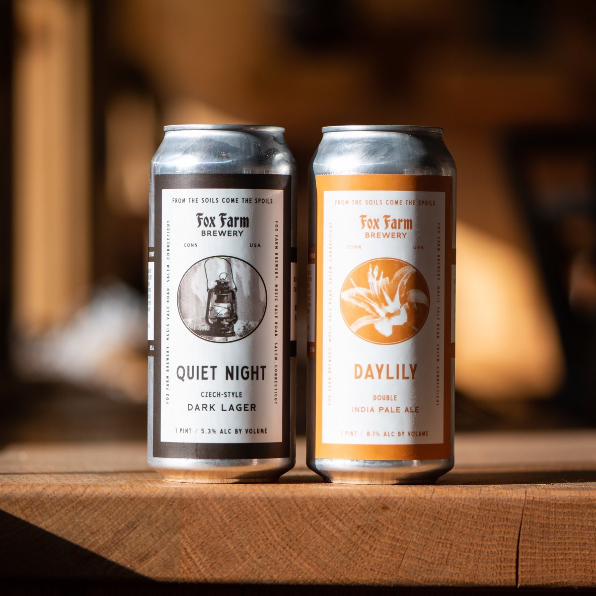 Tomorrow we'll be introducing Quiet Night, our take on a Czech-Style Dark Lager (tmavé pivo). Made with Bohemian barley, Czech Saaz hops and lagered for over six weeks, it's soft and creamy but with that clean lager finish you'd expect. Cans and draft available along with Daylily