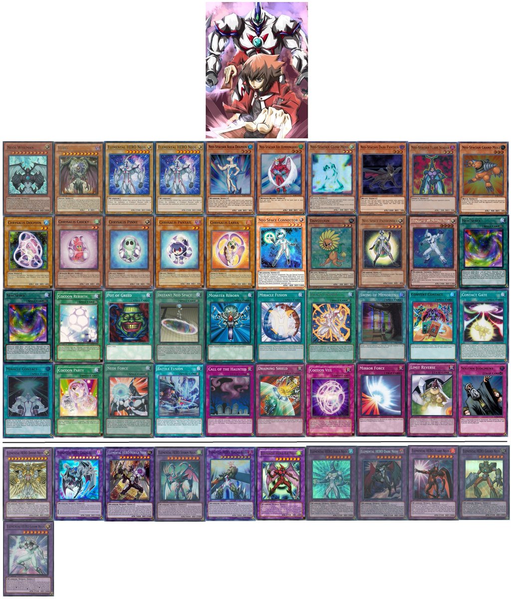 Jaden Yuki - Neos Deck #YuGiOh #anime #tcg #cardgames #JadenYuki #Neos