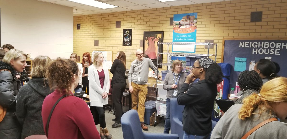 Kicking off the Strong Schools, Strong Communities conference with an informative site visit at Dayton's Bluff Elem school. #communityschools