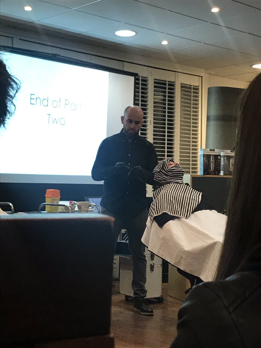 Fabulous evening with Nat <a href="/GBbarberacademy/">GB Barber Academy</a> <a href="/bcot/">Basingstoke College of Technology</a>  <a href="/miketeducation/">Mike Taylor</a> future career choices. Amazing skills on show <a href="/BrightonHillSch/">Brighton Hill Community School</a>