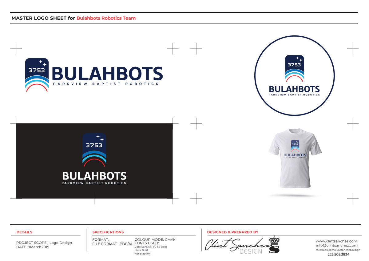 csanchdesign's tweet image. Logo for Parkview Baptist Robotics Team.  Let us design your robotics team logo now!  #roboticsystem #softrobotics #roboticscompetition #roboticsclub #vexrobotics #firstrobotics #roboticsxjayxneil #legorobotics #roboticsteam #roboticsolutions clintsanchez.com