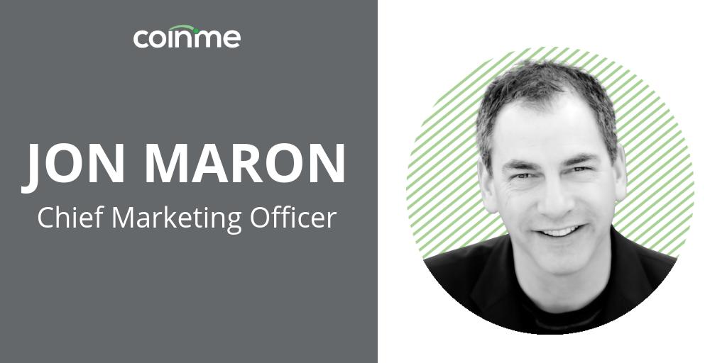 Coinme's tweet photo. We are thrilled to announce another #Coinster has joined our family!

Please welcome our Chief Marketing Officer, @jmaronny!

Read the announcement here: https://t.co/WpwLIHHvan https://t.co/m10pWHgCzG