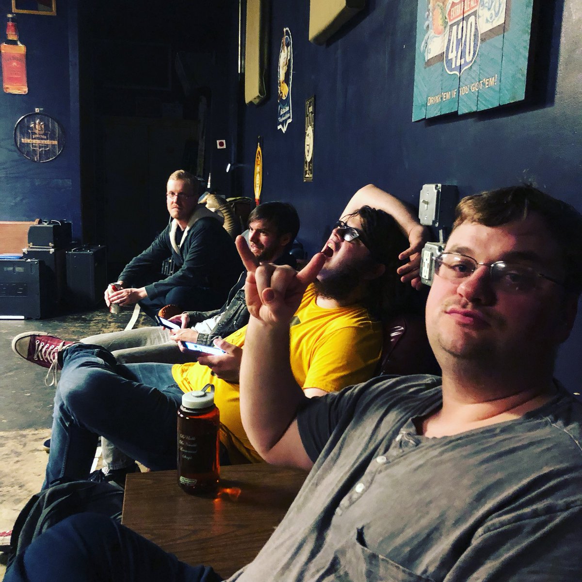 Gonna post all of our cool tour pics here since IG is down. #NOLA we play at The Circle Bar at 10PM! W/ #cosmicastronauts and #cigarette