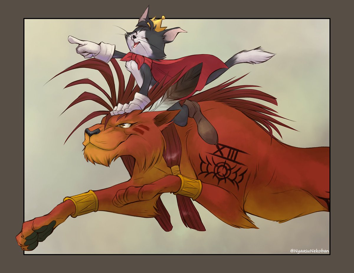 Red XIII and Cait Sith! 