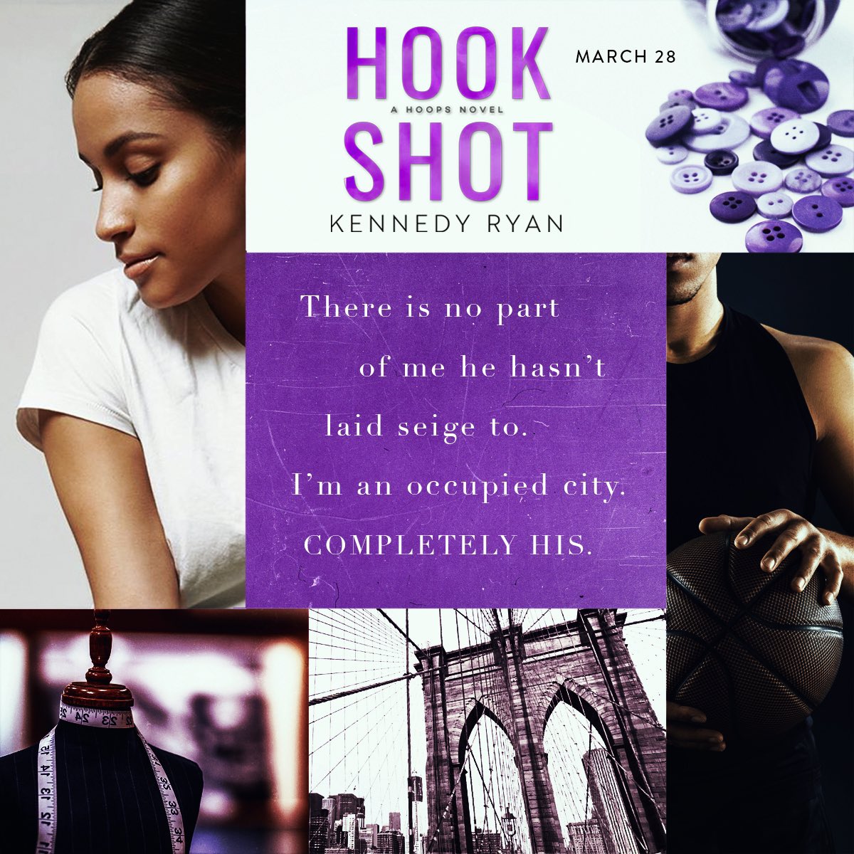 RentasticReads's tweet image. #WhatzComingWednesday

"I play for keeps."

#HookShot, @kennedyrwrites’ deeply emotional standalone set in the worlds of professional basketball and high fashion, releases March 28th! 💜

Add to Goodreads: bit.ly/2RQ7p81
LIVE Alert: bit.ly/2XbzXc2