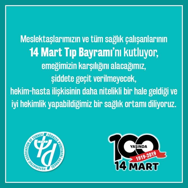 14 Mart Tıp bayramı kutlu olsun