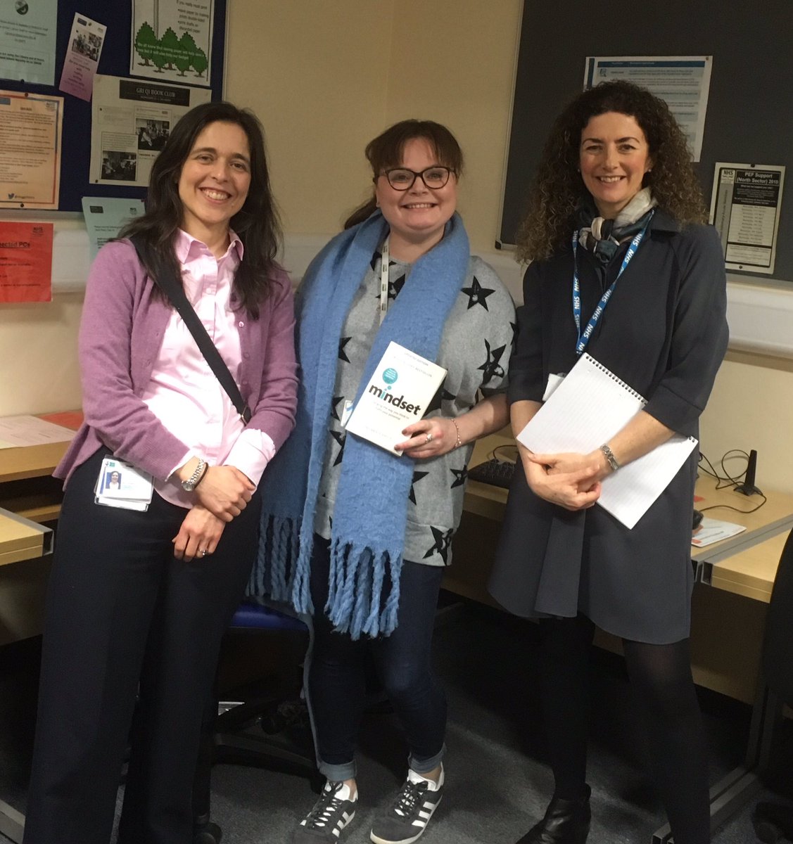 karenjjenkins01's tweet photo. Lots of discussion at the Improvement book club at the GRI today 😊. Our book was Mindset by Carol Dweck. Lots of ideas to take forward #SCLIPGGC1 #NorthSectorQI #ScILc17
@theGeriatrician @malcdaniel @GRIICUQI @NHSGGCCQIN @QiGri https://t.co/lL120ogRbW