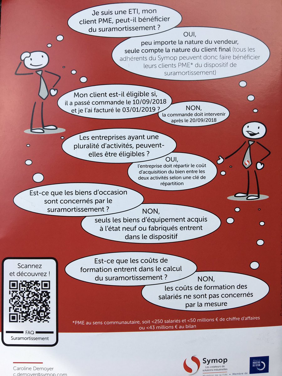 E_Perdriat's tweet image. Tout ce qu’il faut savoir sur le #suramortissement ( doc #Symop ) à utiliser sans modération pour vos investissements en #robotiqueCollaborative grâce à votre #integrateur  dédié #UniversalRobots à #Nantes :
#Cobot6Axes by #AbcoEurope, acteur #FrenchFab #ApporteurdeSolutions .