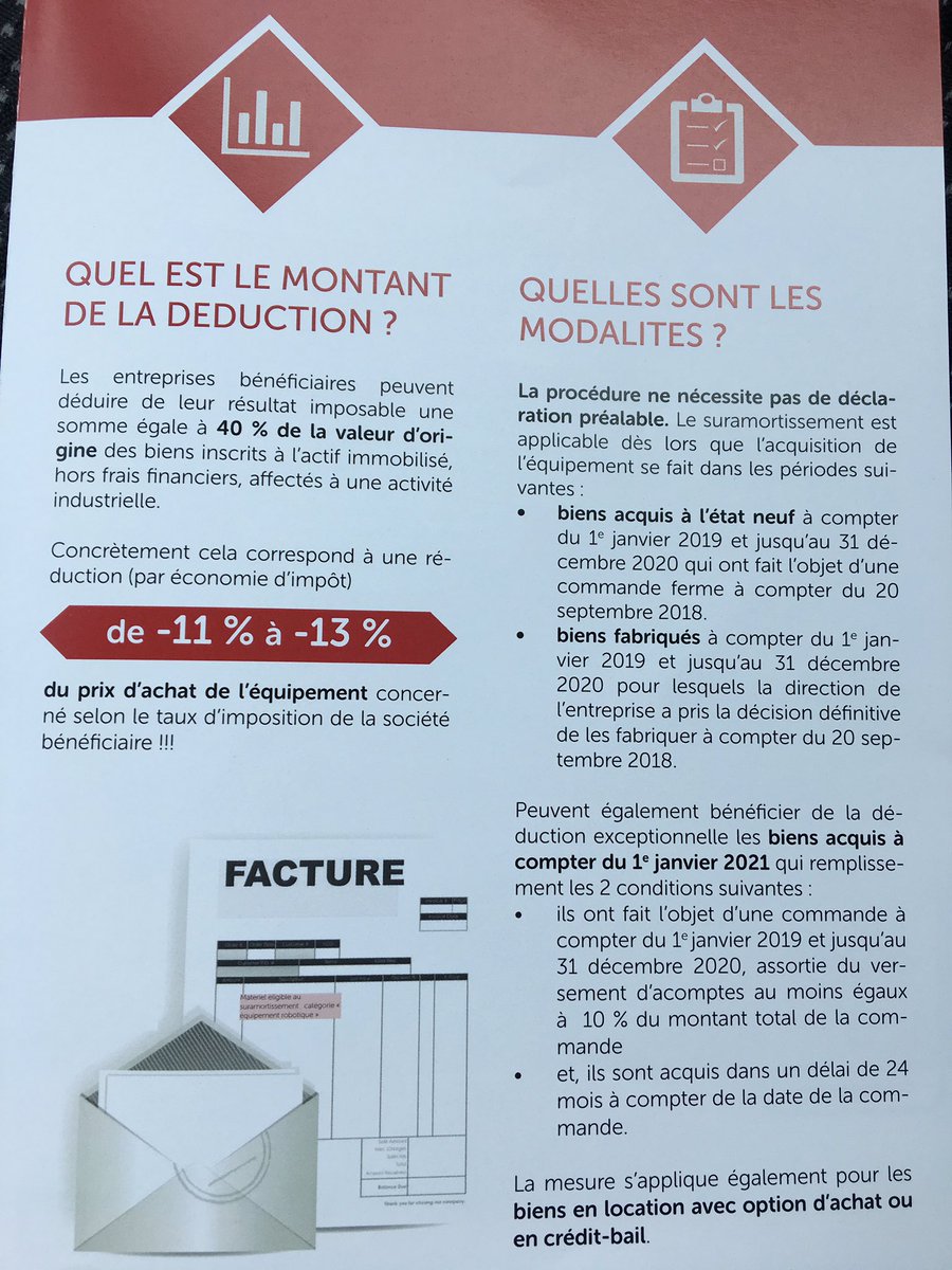 E_Perdriat's tweet image. Tout ce qu’il faut savoir sur le #suramortissement ( doc #Symop ) à utiliser sans modération pour vos investissements en #robotiqueCollaborative grâce à votre #integrateur  dédié #UniversalRobots à #Nantes :
#Cobot6Axes by #AbcoEurope, acteur #FrenchFab #ApporteurdeSolutions .