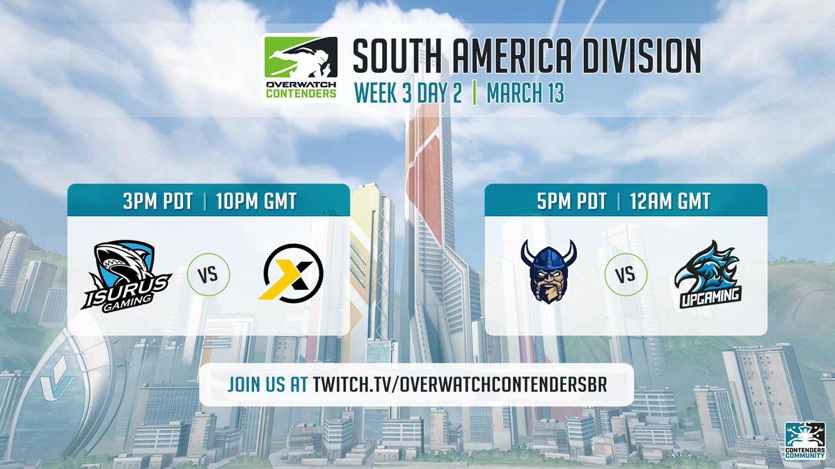 Today's SA Matchups: Isurus v XTEN and FURY vs UP Gaming