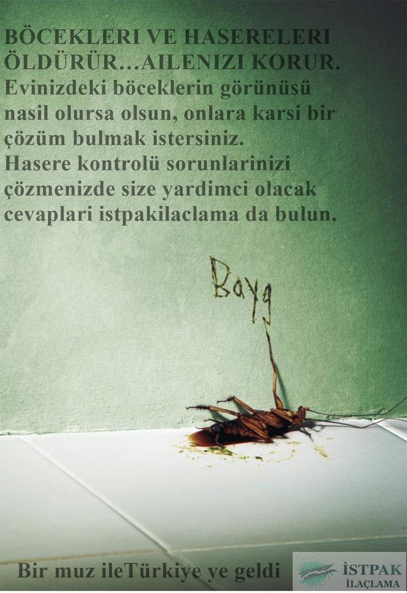 istpakilaclama.com #böcek #ilaçlama #haşere #kemirgen #istanbul #ilaçlamaservisi #pestcontrol #spraying #cockroach #hygienespraying   #fareilaçlama #pireilaçlama #istanbulilaçlama #profesyonel #hijyen #gümüşböceği #sinek #sivrisinek #المبيدات #bug #jelilaçlama #RodentControl