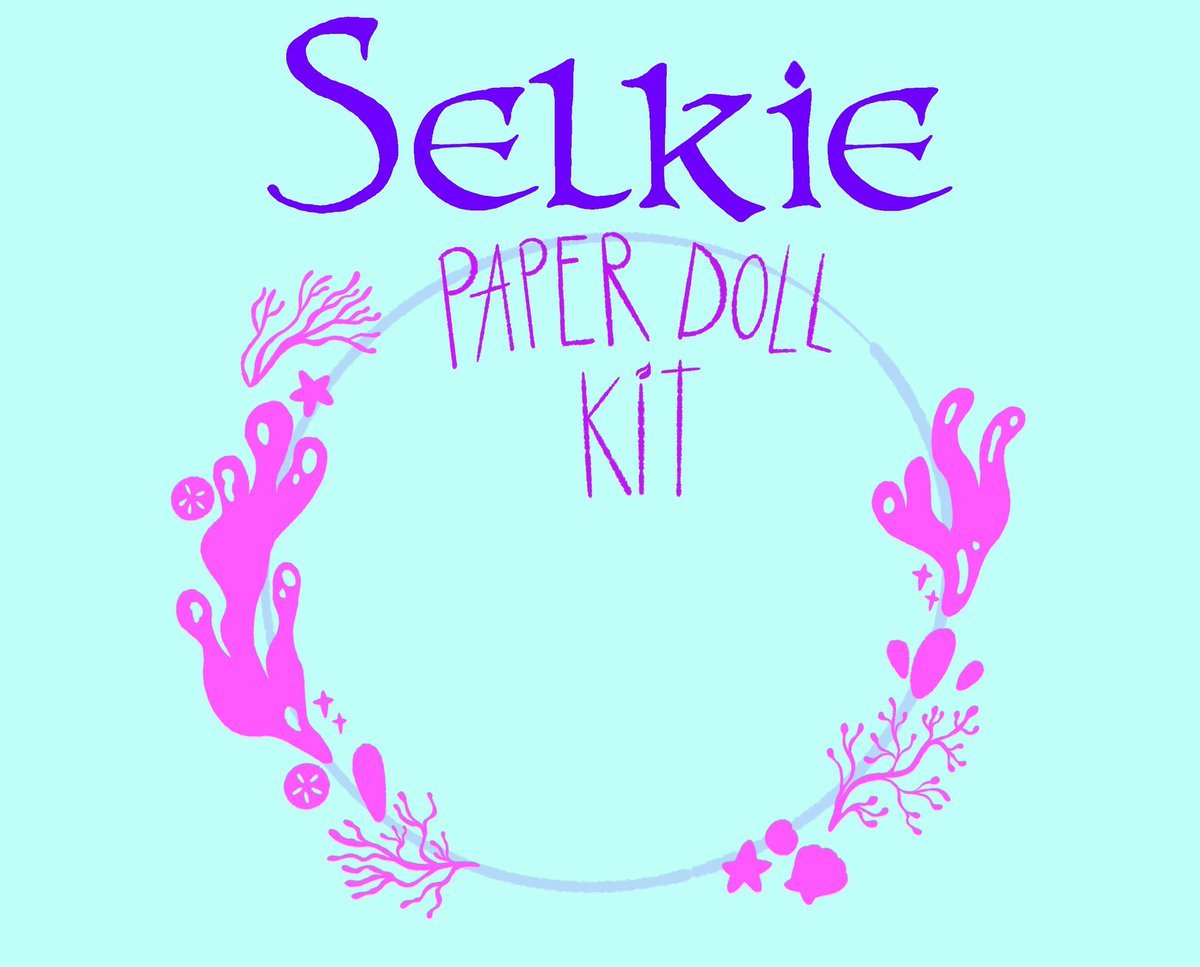 Tinkerstration's tweet image. Also working on the packaging for the dolls right now :D☘️🌸☘️ Each girl with her Selkie tail will go in the middle #WIP #Effs