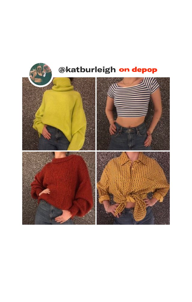 KatrynBurleigh's tweet photo. Starting to sell a few bitsss, go check out my depop so I can have more wardrobe space plz xox https://t.co/Ee4oGiUadJ