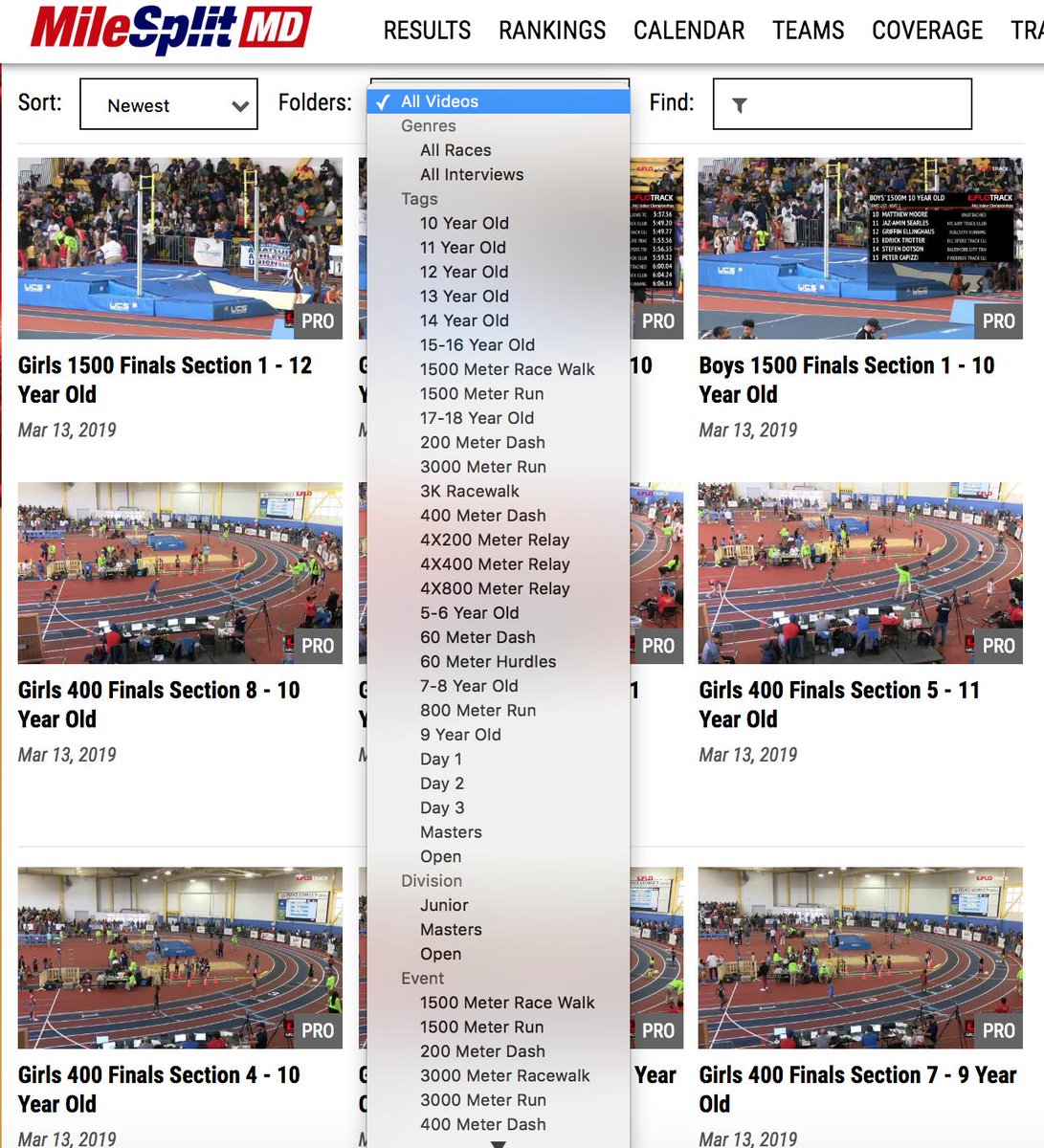MilesplitMD's tweet photo. Took a little extra time on our end, but we have added tags to all of the @AAUTrackNField Indoor Nationals race videos, so that you can find your race videos easily by event, day, or age group! Enjoy! https://t.co/9WHeBjVlKJ #WeAreAAU #aausports #AAUTF #AAUIndoorNationals #AAU https://t.co/w7HEeFEvJB