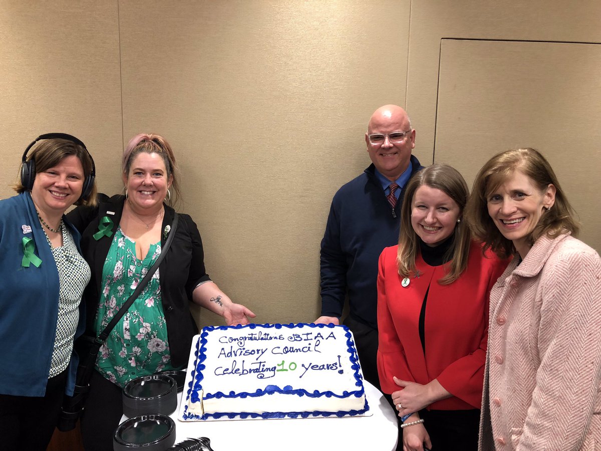 biaamerica's tweet image. We’re so glad we were able to celebrate 10 years of @biaamerica’s Brain Injury Advisory Council at today’s #BrainInjuryAwarenessMonth Congressional Reception (with a few members of the BIAC!). Learn about the BIAC in #THEChallenge! biausa.org. #ChangeYourMind