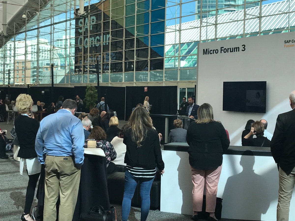 NigelODonovan's tweet image. @TaxbackIntl @SAPConcur Standing room only at Micro Forum 3, @HealyJoeman talking about the challenges of VAT #SAPConcurFusion