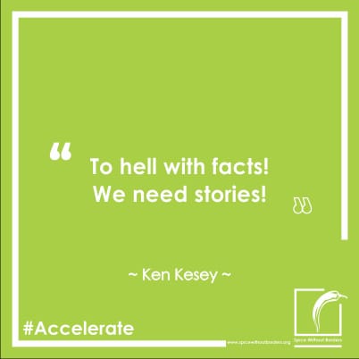 SpiceTalks's tweet image. “To hell with facts! We need stories!” ~ Ken Kesey

 #Accelerate #SpiceTalks #Creativism #Socent #LoveIsLove #Storytelling #ChangeMaker