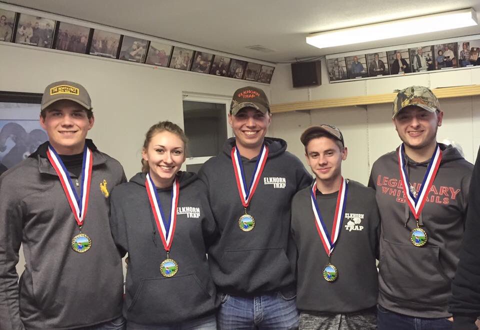 scope309's tweet image. A blast from the past(3 years ago)!Team 16’s champs. Blake Walker, Abby Nielsen, Spencer Breckenridge, Thomas Devereaux, Tanner Sovereign @ElkhornTrap