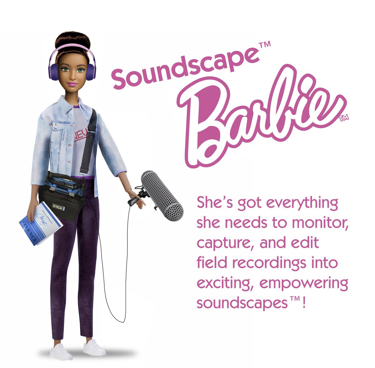 museumsound's tweet photo. (2/2) Here's three more versions of #SoundscapeBarbie for you to choose from! #Barbie #Barbie60 #barbiedoll https://t.co/Lfy0h1YMyb