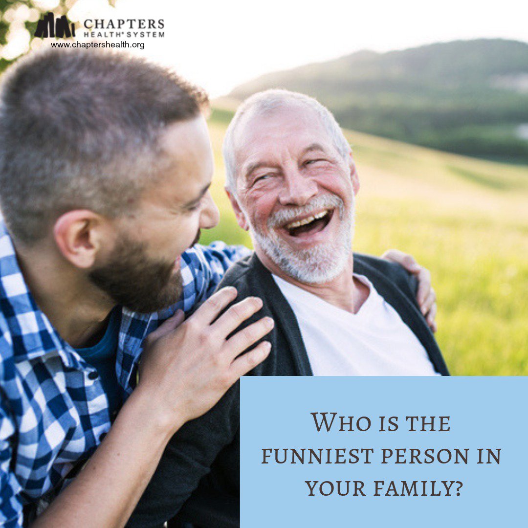 Chapters_Health's tweet image. Who is the funniest person in your family? #MidWeekReflection