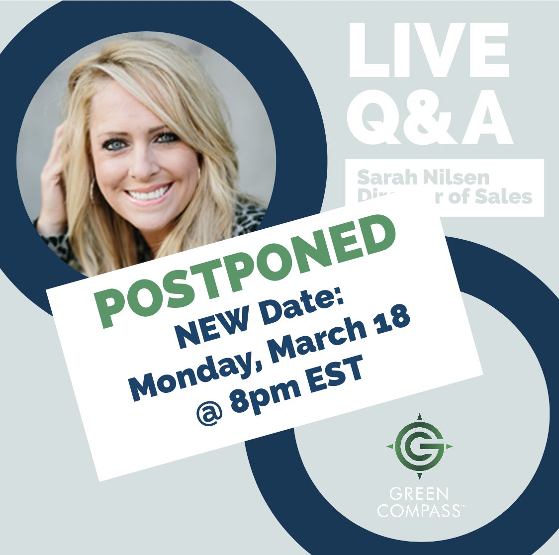 Due to an Instagram outage, we have to postpone our Q&amp;A tonight. Save your questions and join us this Monday!

#ama #cbd #event