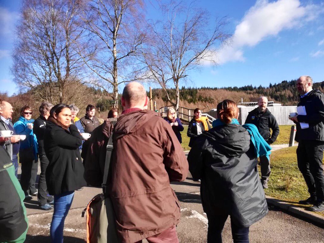 LochLomondCEO's tweet photo. A stunning day to welcome @talklandscape landscape professionals from across the UK + @uknationalparks to @LodgeAberfoyle + #strathard to share @lomondtrossachs #NationalPark #NaturalCapital approach. Great collaboration w @fcscotland @ScottishEPA @nature_scot #LICPDday https://t.co/3bRdLTj5fJ