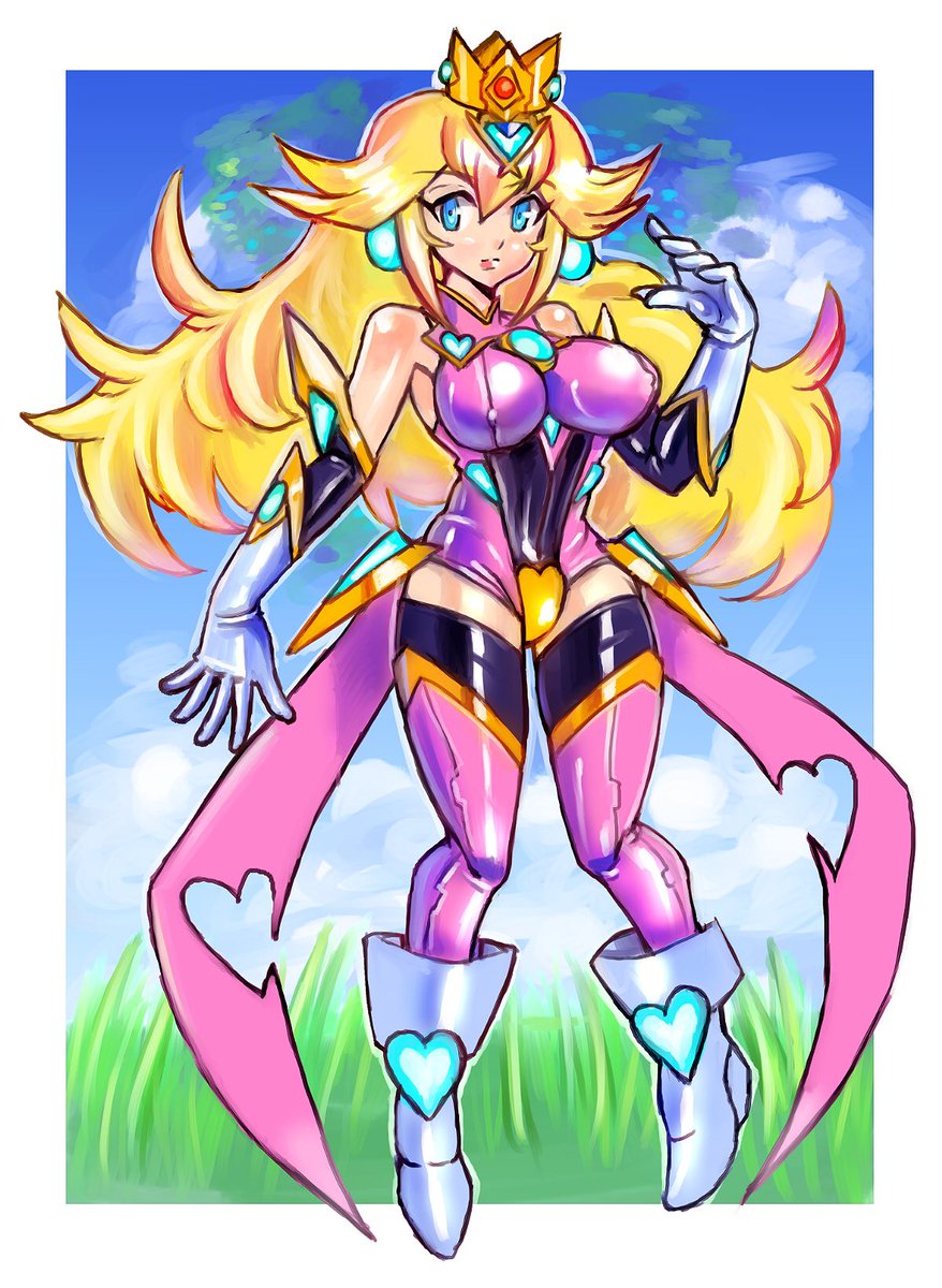 今まで描いたピーチ姫。 ピーチ姫良いよねぇ〜…またマリオ系描きます